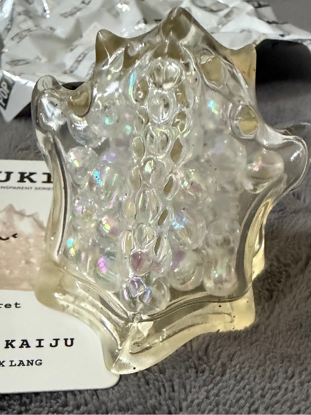 YUKI Sofubi Kaiju “Secret” Transparent Figure - GORGEOUS!! - Picture 3 of 7